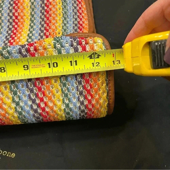 NWT Rag and Bone Summer Multi Passenger Tote with dust bag rainbow - Picture 12 of 14